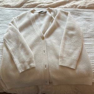 Jenni Kayne cashmere cocoon cardigan in Ivory